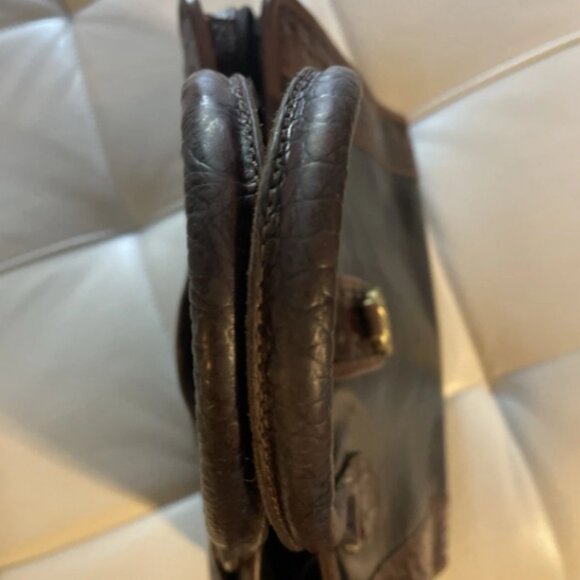 Vintage Brahmin Tuscan Collection Satchel GUC - Picture 6 of 12